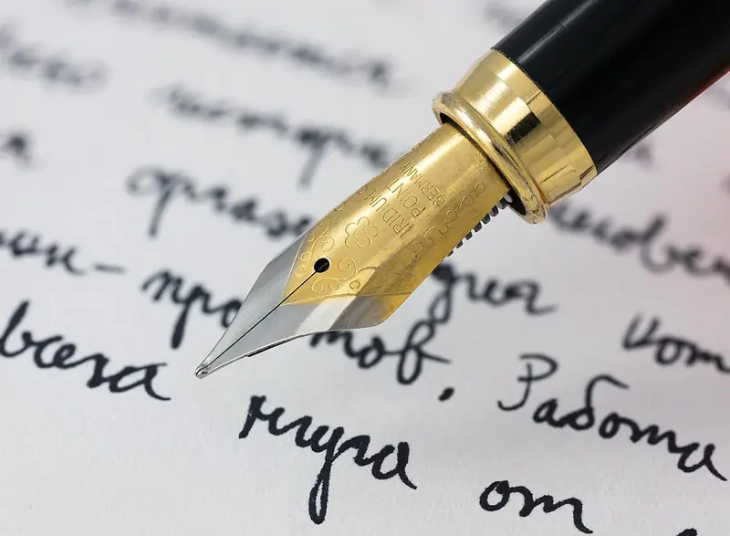 Signing a legal document